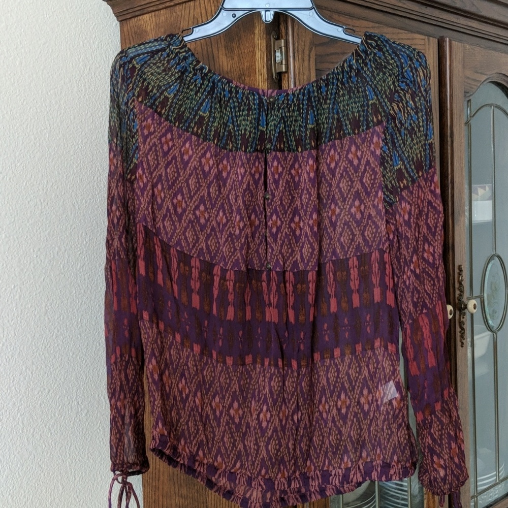 Lucky Brand chiffon Blouse